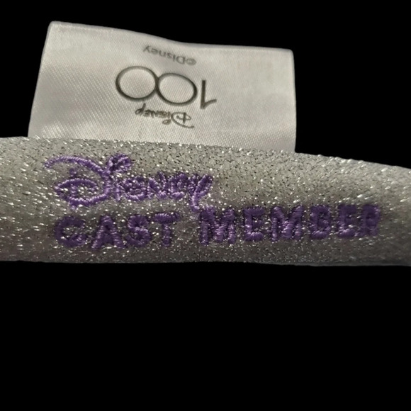 NWT Disney Parks 100 Years Platinum Cast Member Mickey Ears Headband - Picture 6 of 9
